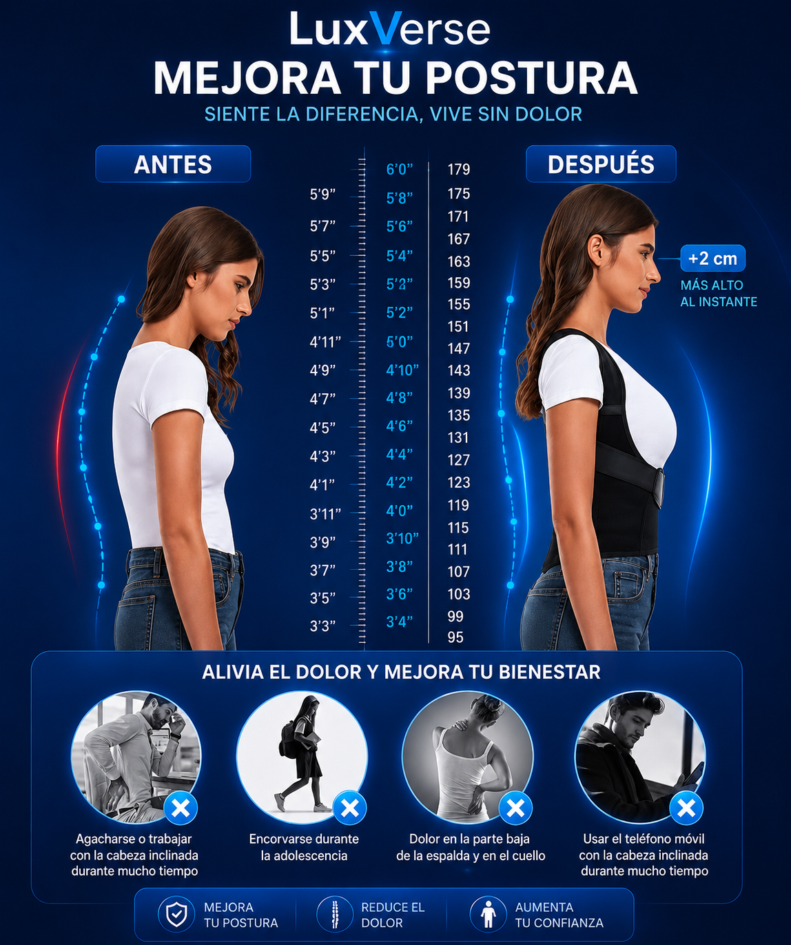 Corrector de Postura LUX
